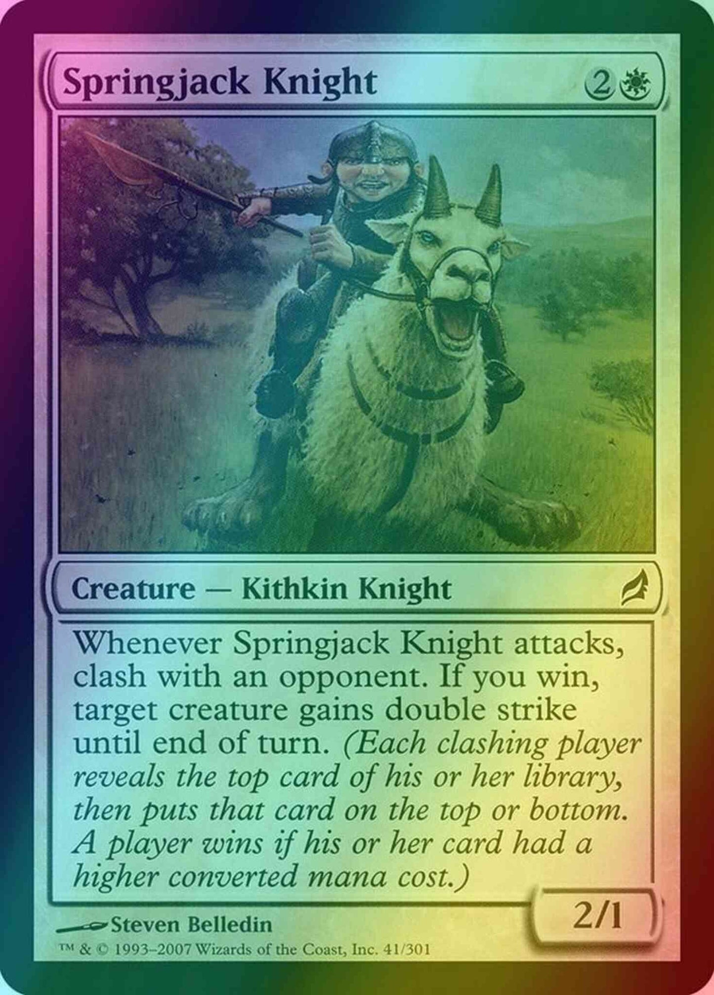 Springjack Knight [41] [Lorwyn] [Foil]
