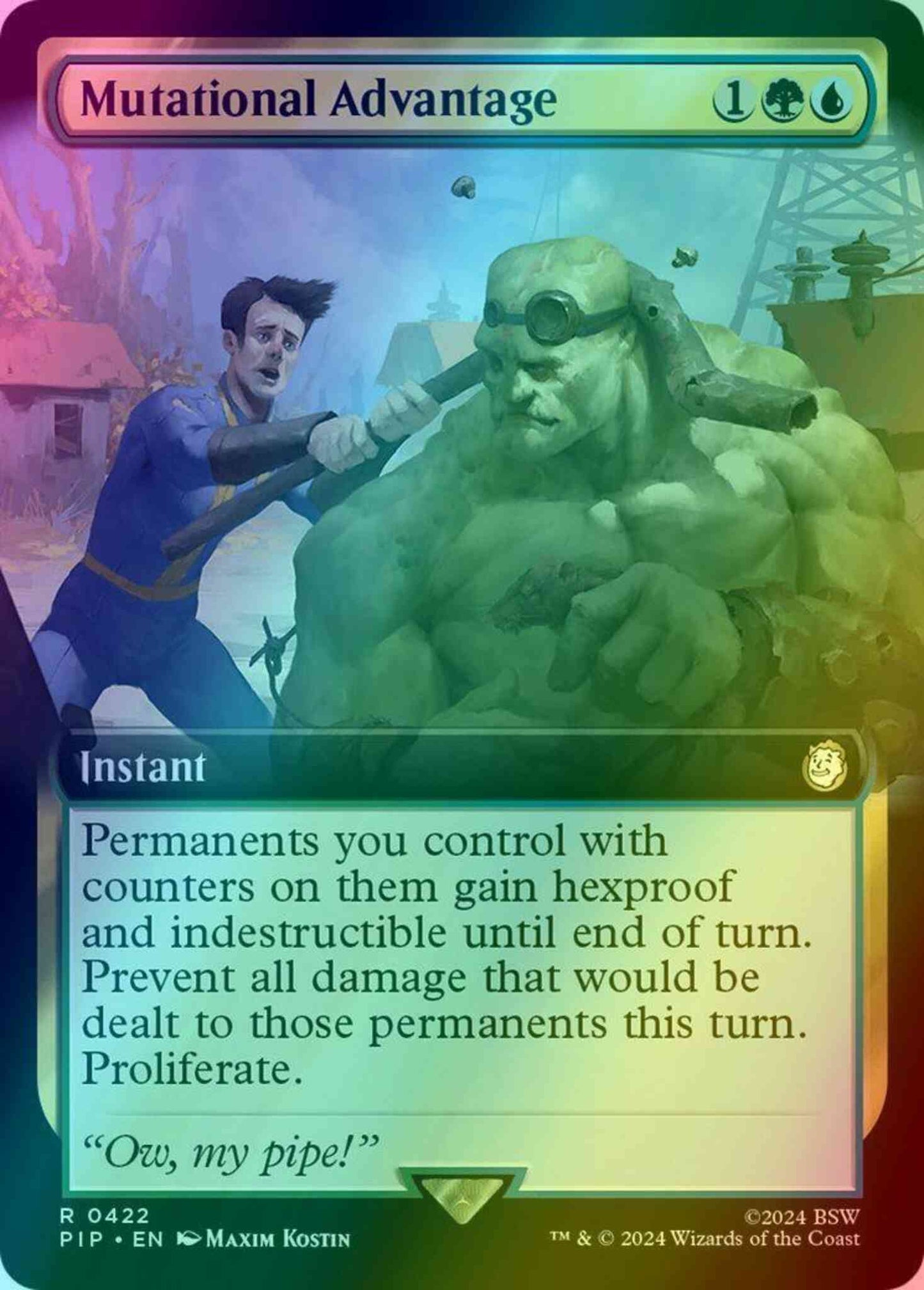 Mutational Advantage [422] [Extended Art] [Fallout] [Foil]