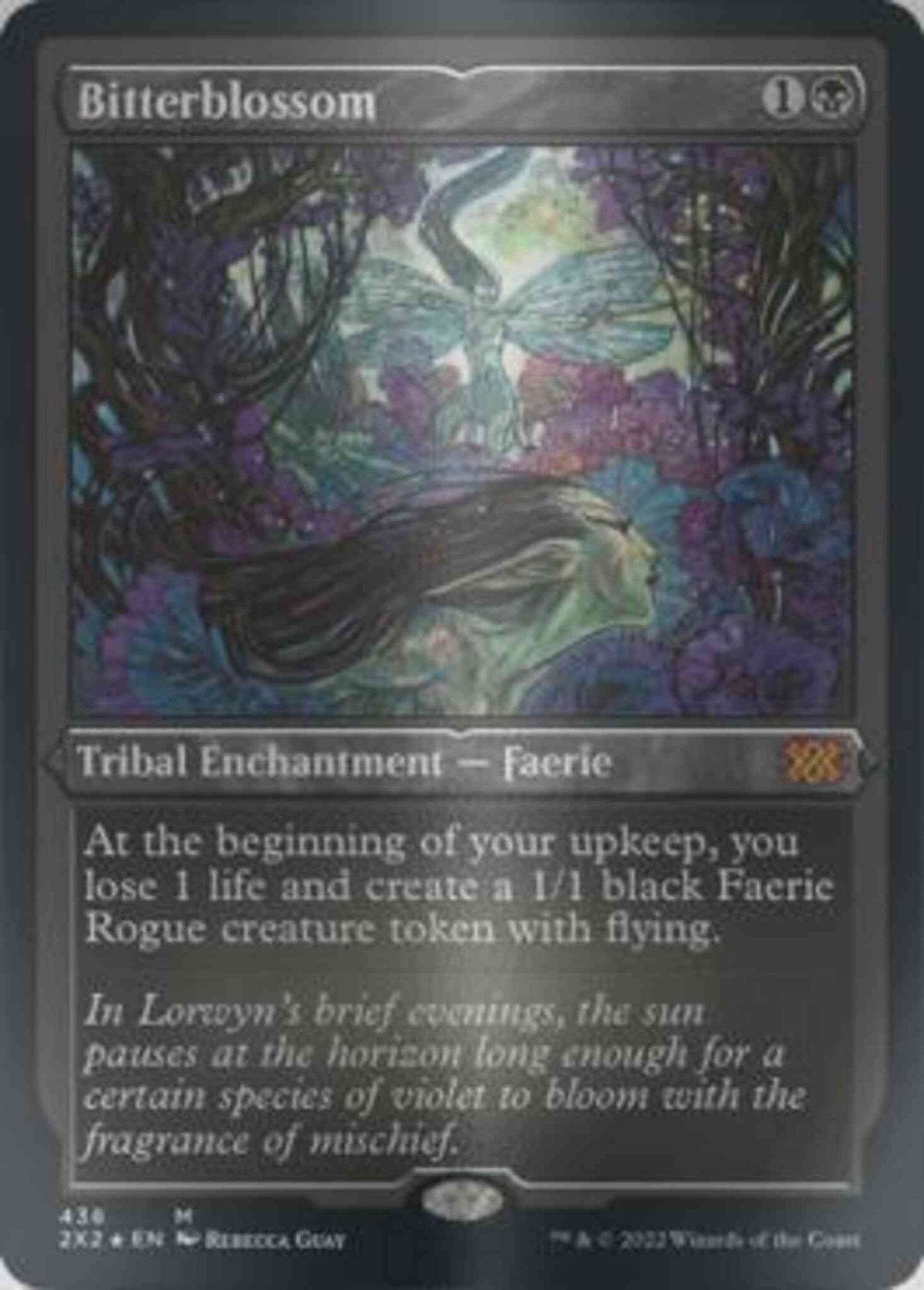 Bitterblossom [436] [Double Masters 2022] [Etched Foil]