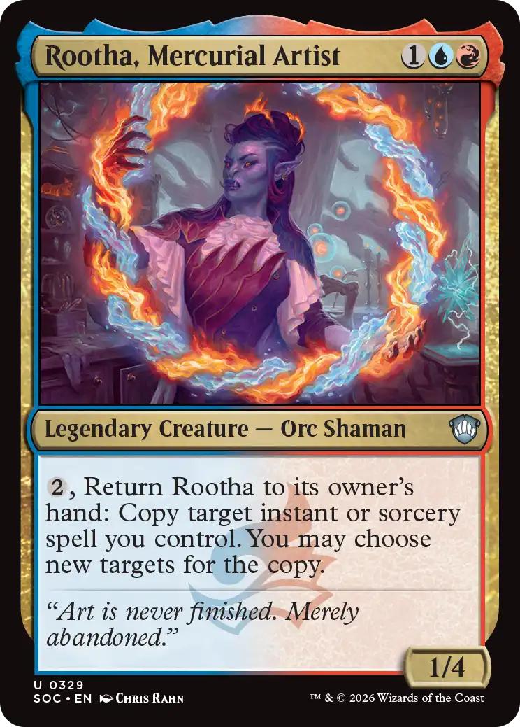 Rootha, Mercurial Artist [329] [Secrets of Strixhaven: Commander] [Non-Foil]