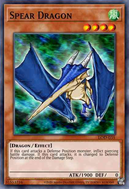 Spear Dragon - LOD-035 - Super Rare - Unlimited