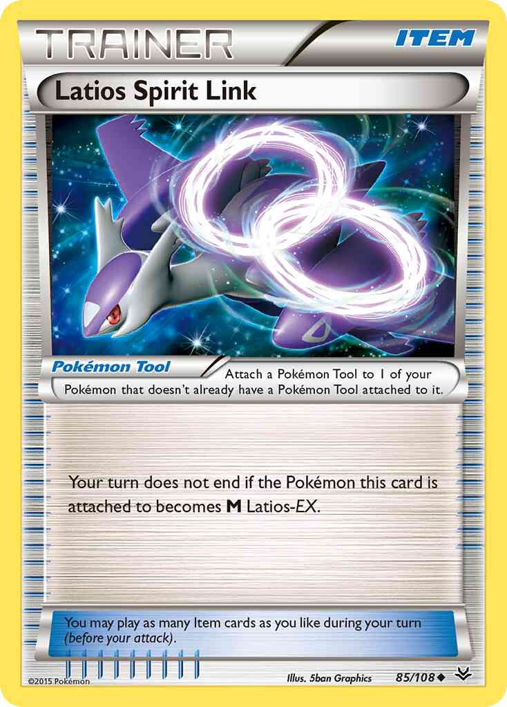 Latios Spirit Link - 85/108 - Uncommon [xy6-85] [Reverse Holo]