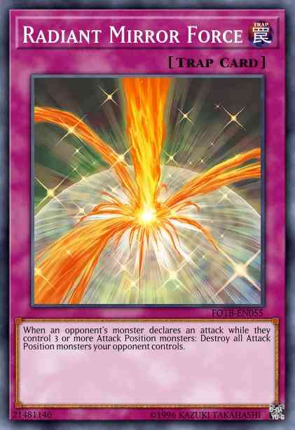 Radiant Mirror Force - PGL3-EN093 - Gold Rare - 1st Edition