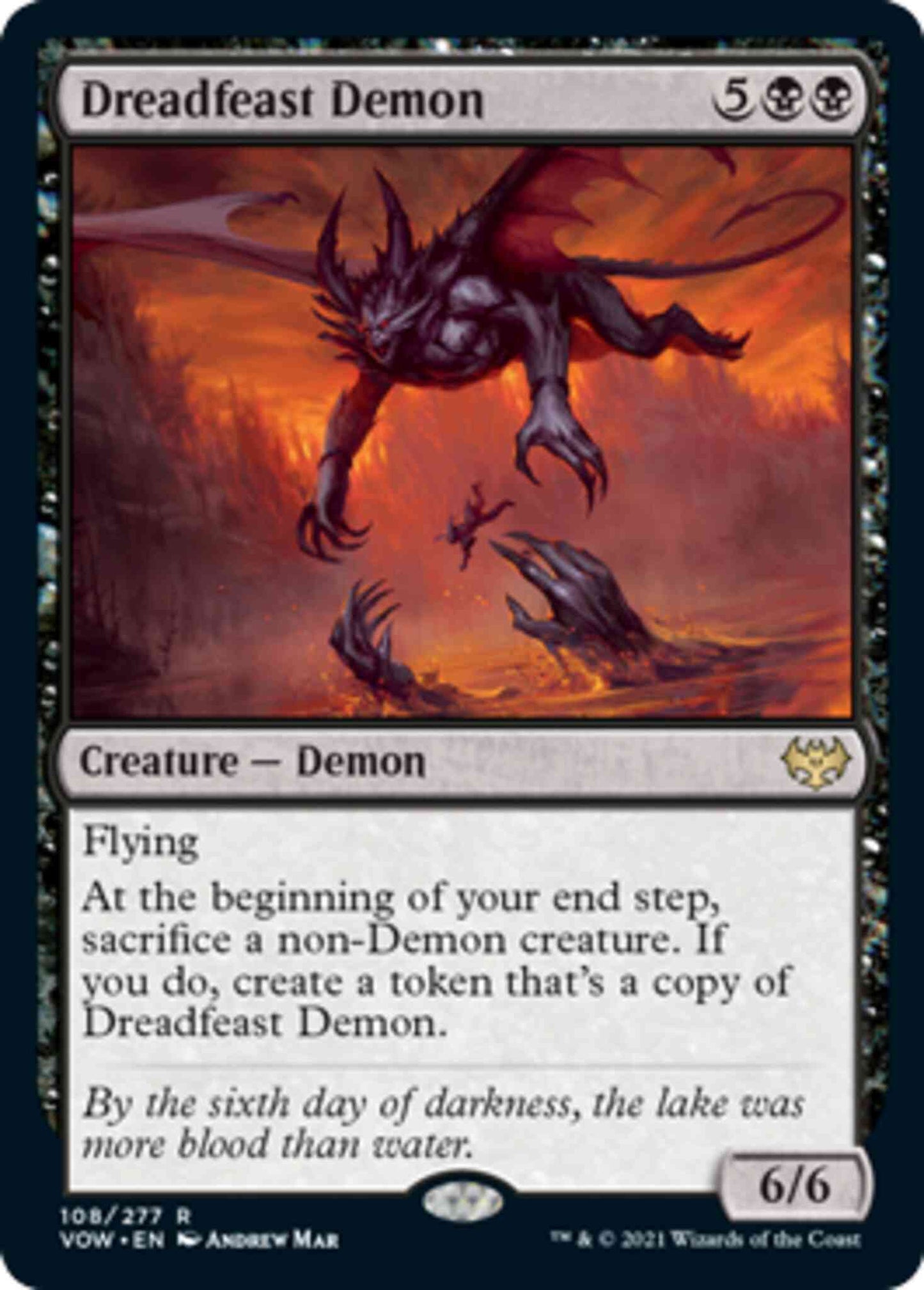 Dreadfeast Demon [108] [Innistrad: Crimson Vow] [Non-Foil]