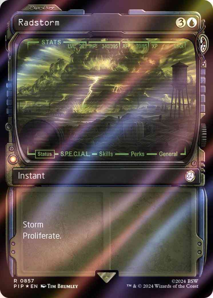 Radstorm [857] [Pip-Boy Showcase] [Fallout] [Surge Foil]