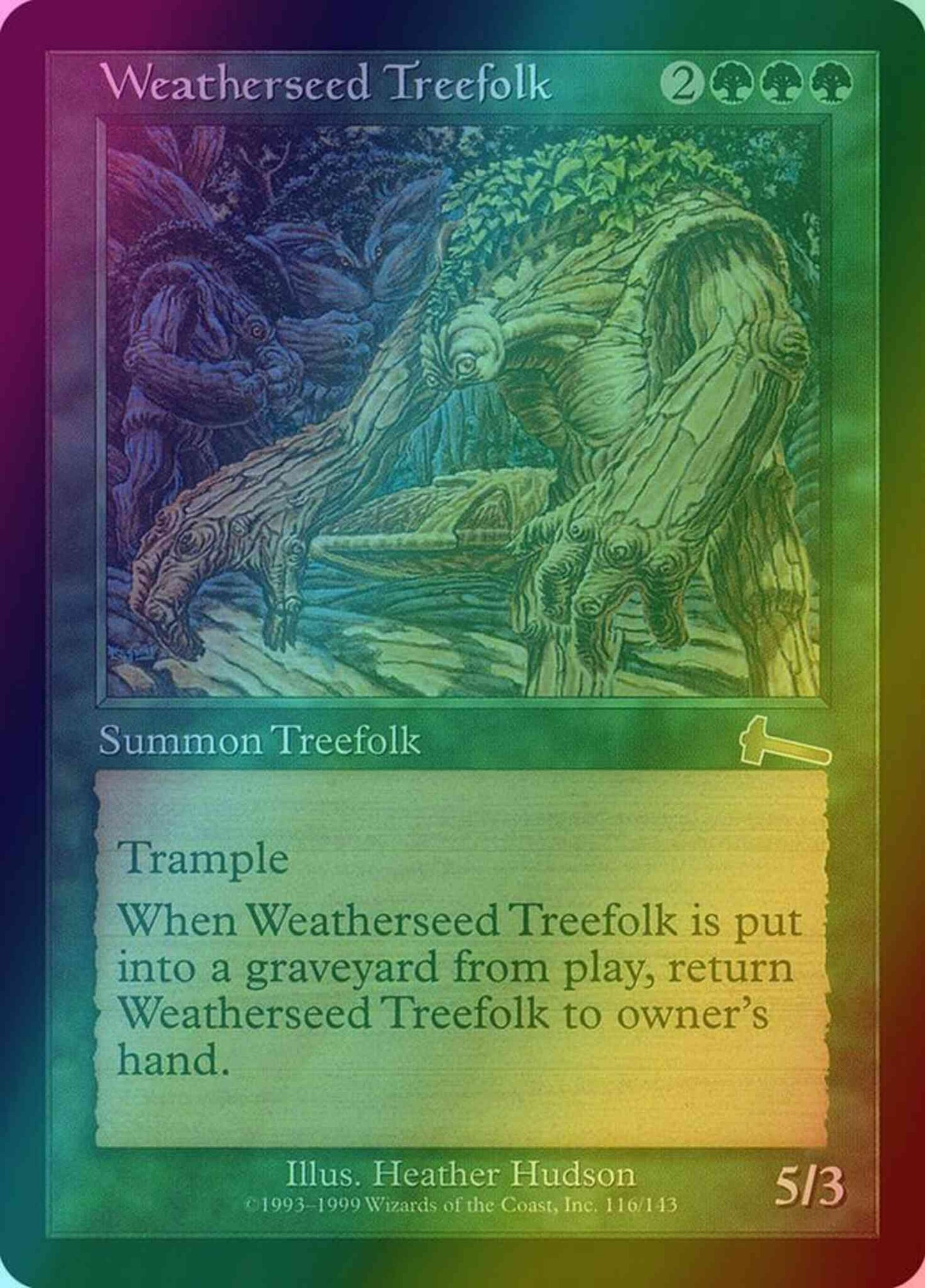 Weatherseed Treefolk [116] [Urza's Legacy] [Foil]