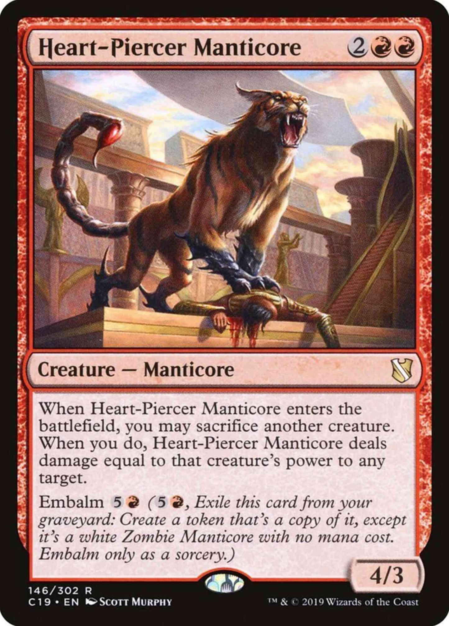 Heart-Piercer Manticore [146] [Commander 2019] [Non-Foil]