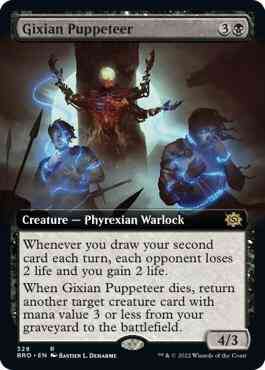 Gixian Puppeteer [328] [Extended Art] [The Brothers' War] [Non-Foil]