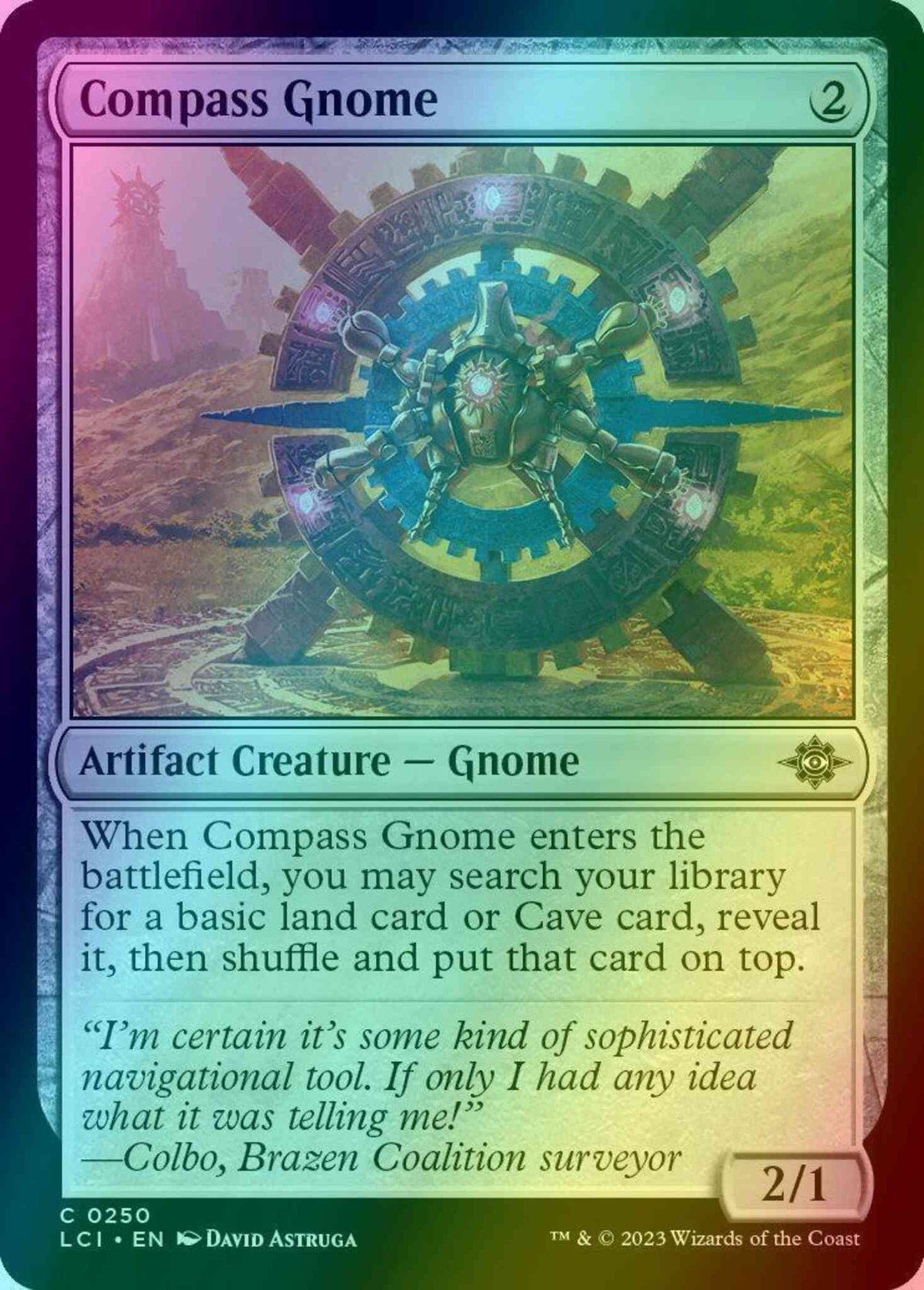 Compass Gnome [250] [The Lost Caverns of Ixalan] [Foil]