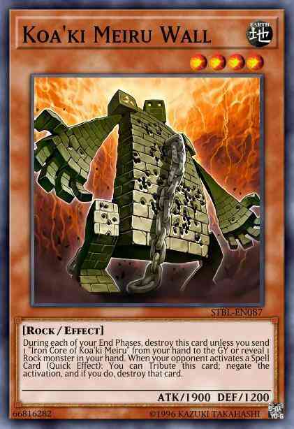 Koa'ki Meiru Wall - STBL-EN087 - Rare - 1st Edition