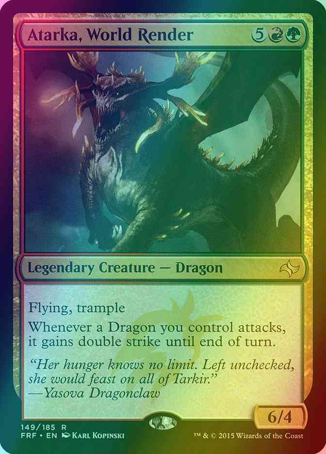 Atarka, World Render [149] [Fate Reforged] [Foil]