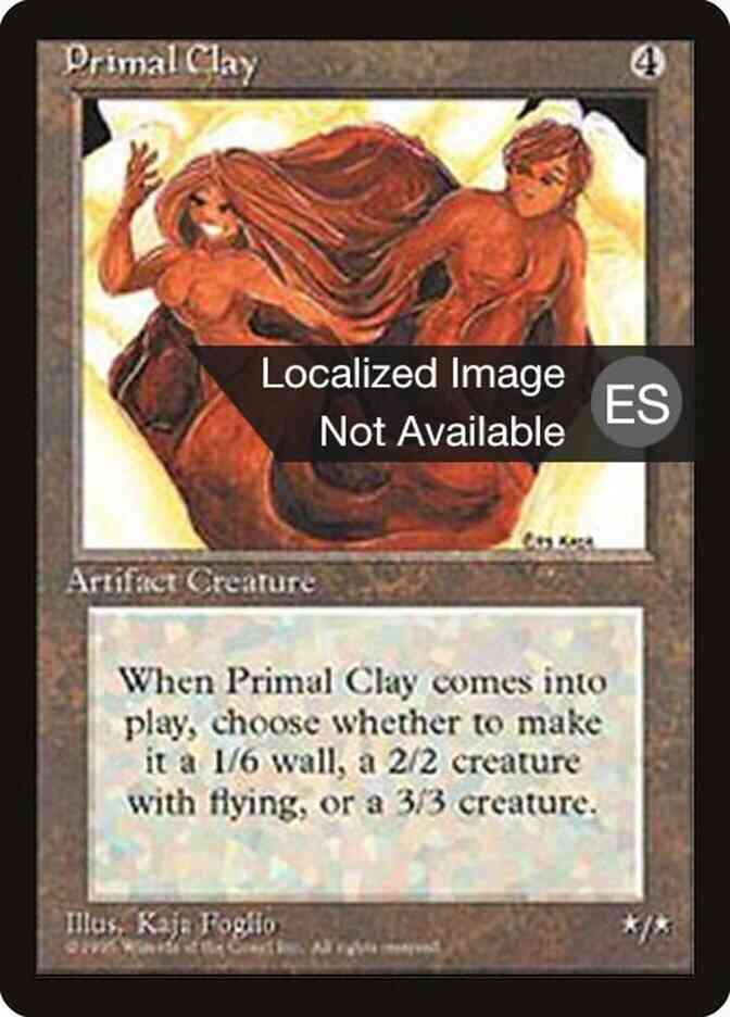 Primal Clay - Japanese [342] [Fourth Edition Black Border: Japanese] [Non-Foil]