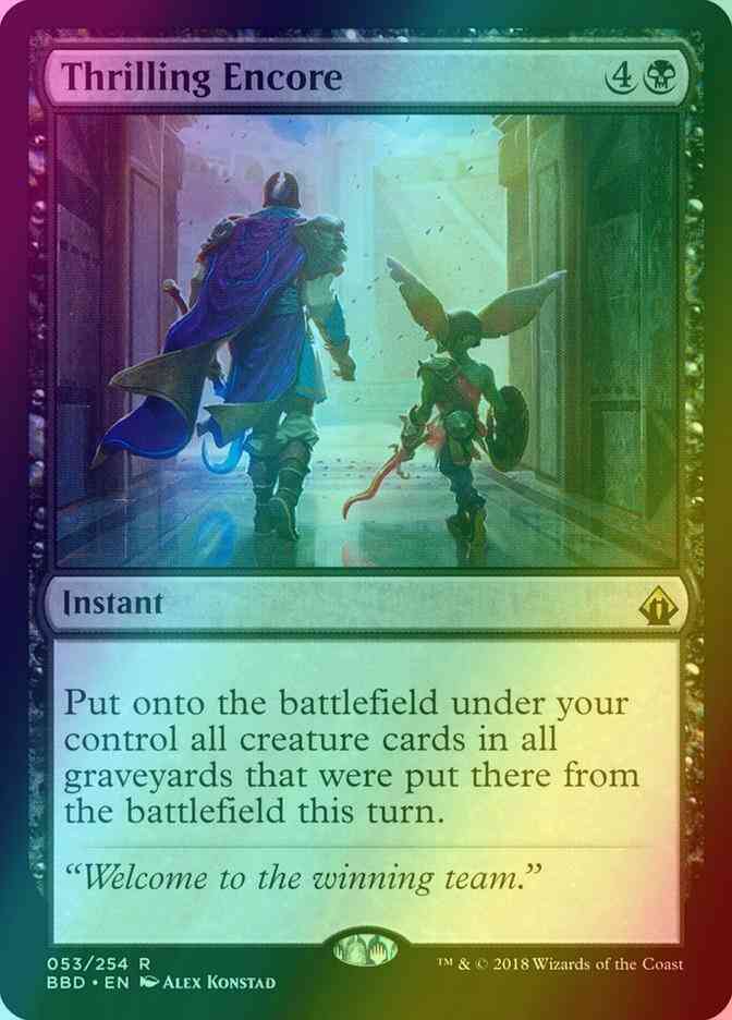 Thrilling Encore [53] [Battlebond] [Foil]