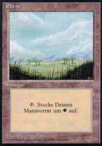 Plains - German [With Trees] [293] [Foreign Black Border: German] [Non-Foil]