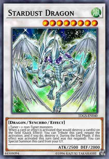 Stardust Dragon - PGLD-EN076 - Gold Rare - 1st Edition