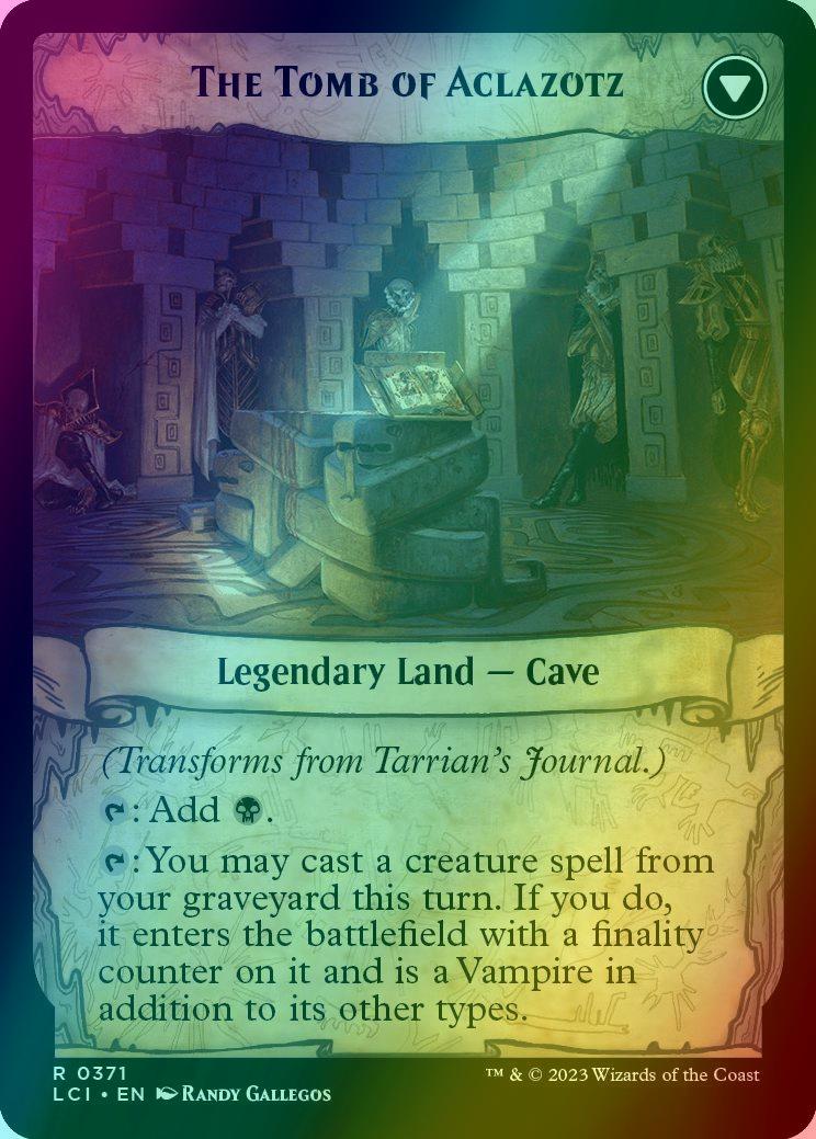 Tarrian's Journal // The Tomb of Aclazotz [371] [Extended Art] [The Lost Caverns of Ixalan] [Foil]