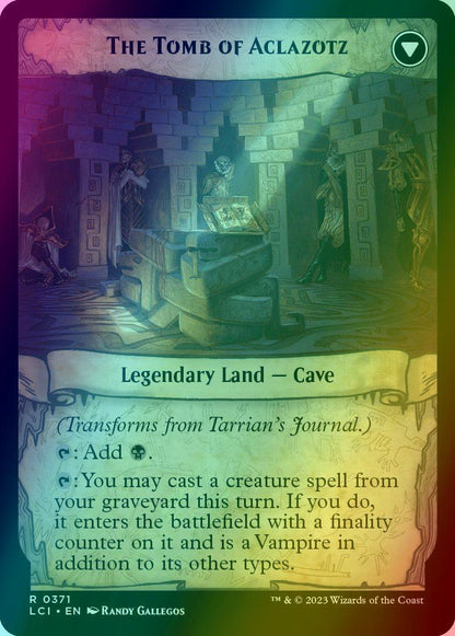 Tarrian's Journal // The Tomb of Aclazotz [371] [Extended Art] [The Lost Caverns of Ixalan] [Foil]