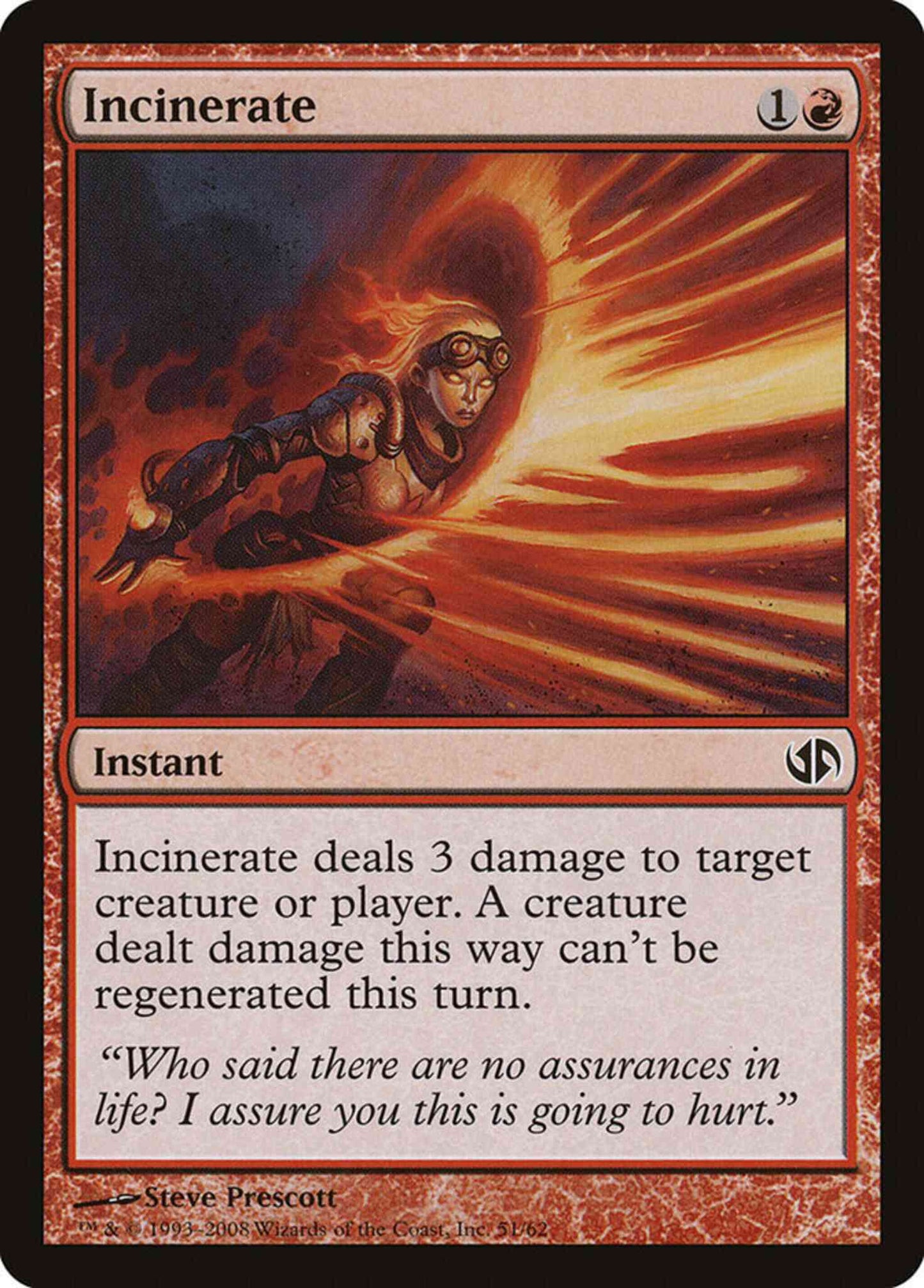 Incinerate [51] [Duel Decks Jace vs Chandra] [Non-Foil]