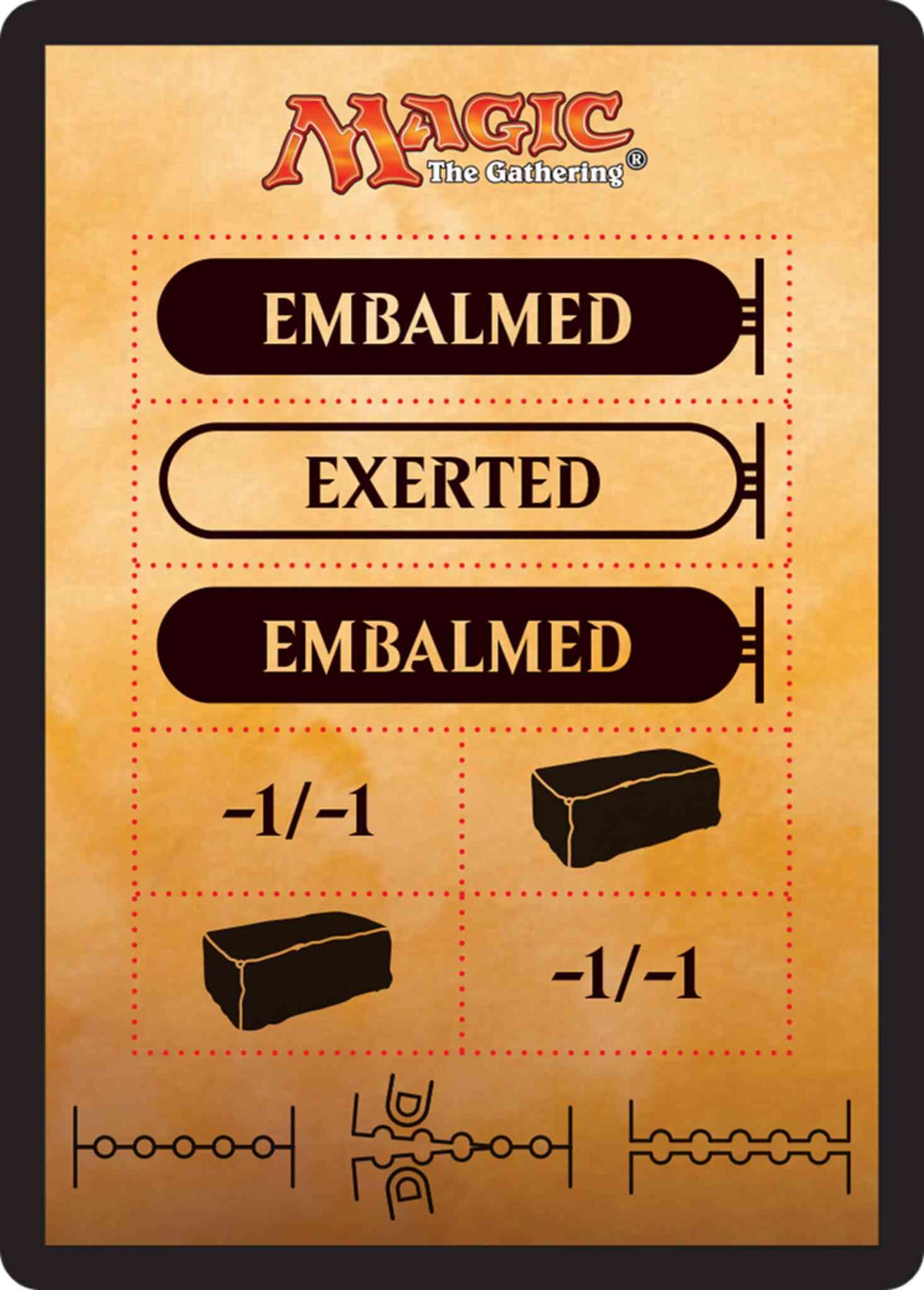 Punchcard [26] [Amonkhet Tokens] [Non-Foil]