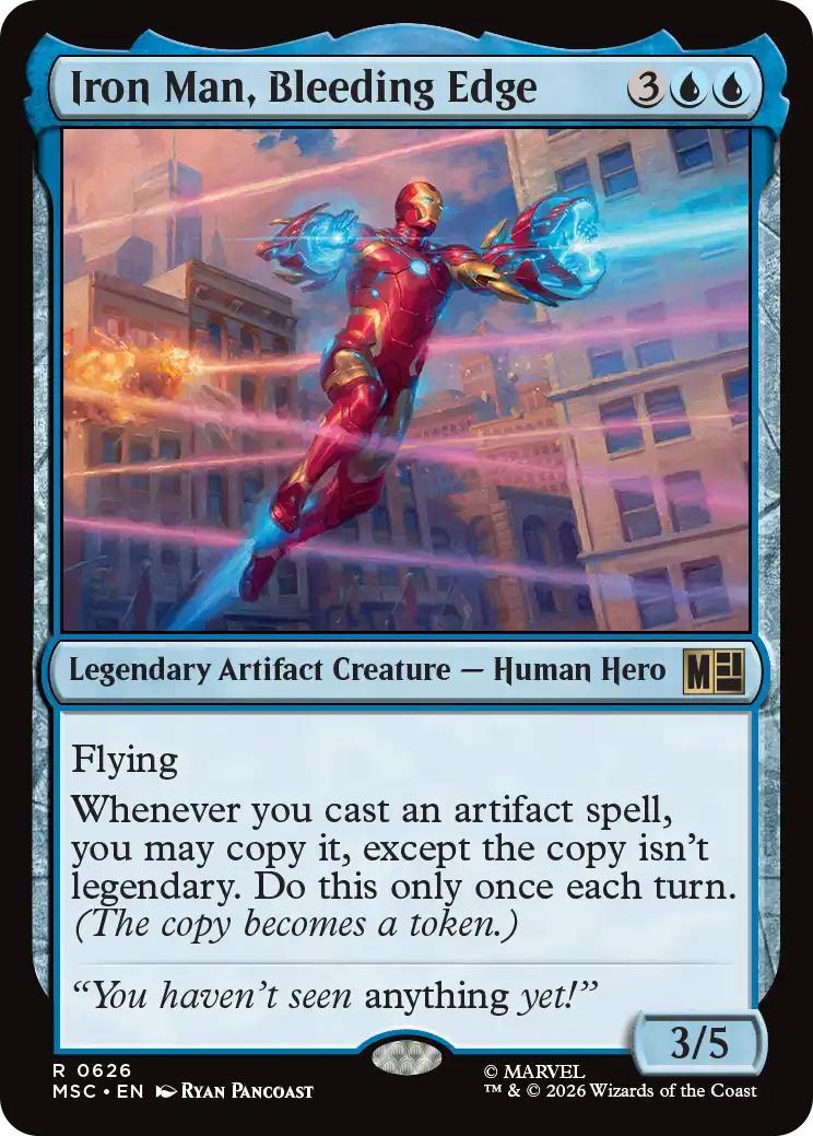 Iron Man, Bleeding Edge [626] [Jumpstart] [Marvel Super Heroes: Commander] [Non-Foil]
