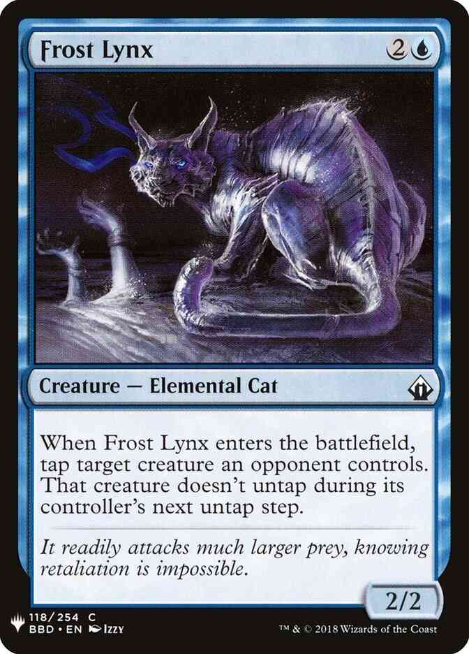 Frost Lynx [BBD-118] [The List] [Non-Foil]