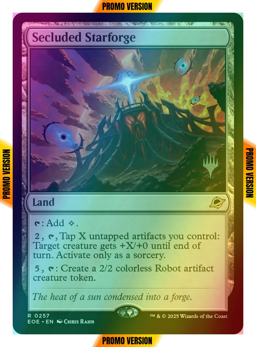 Secluded Starforge [257p] [Promo Pack] [Edge of Eternities: Promos] [Foil]