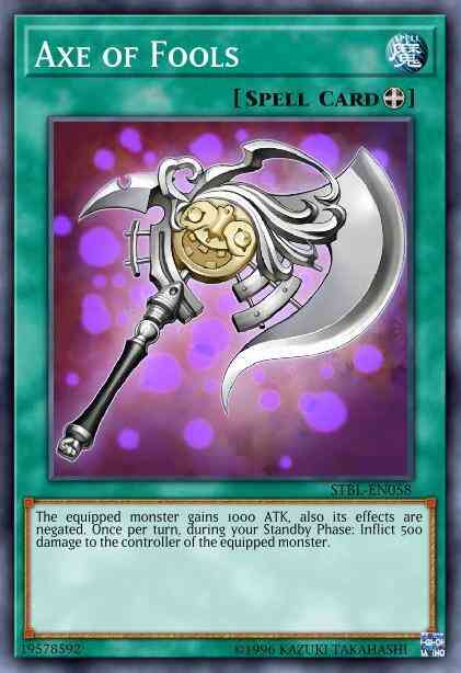 Axe of Fools - BP02-EN161 - Mosaic Rare - 1st Edition
