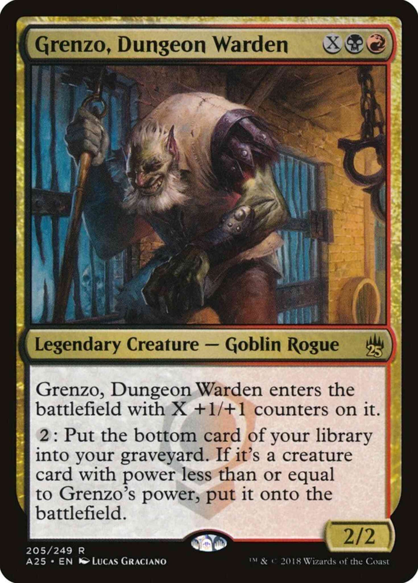 Grenzo, Dungeon Warden [205] [Masters 25] [Non-Foil]