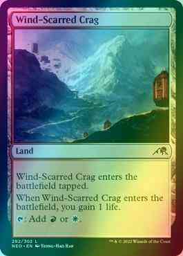 Wind-Scarred Crag [282] [Kamigawa: Neon Dynasty] [Foil]
