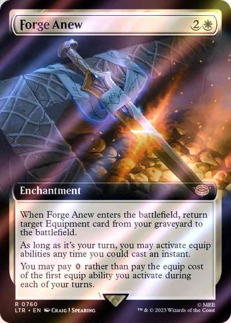 Forge Anew [760] [Extended Art] [The Lord of the Rings: Tales of Middle-earth] [Surge Foil]