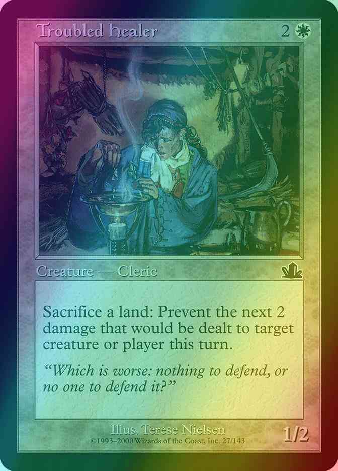 Troubled Healer [27] [Prophecy] [Foil]