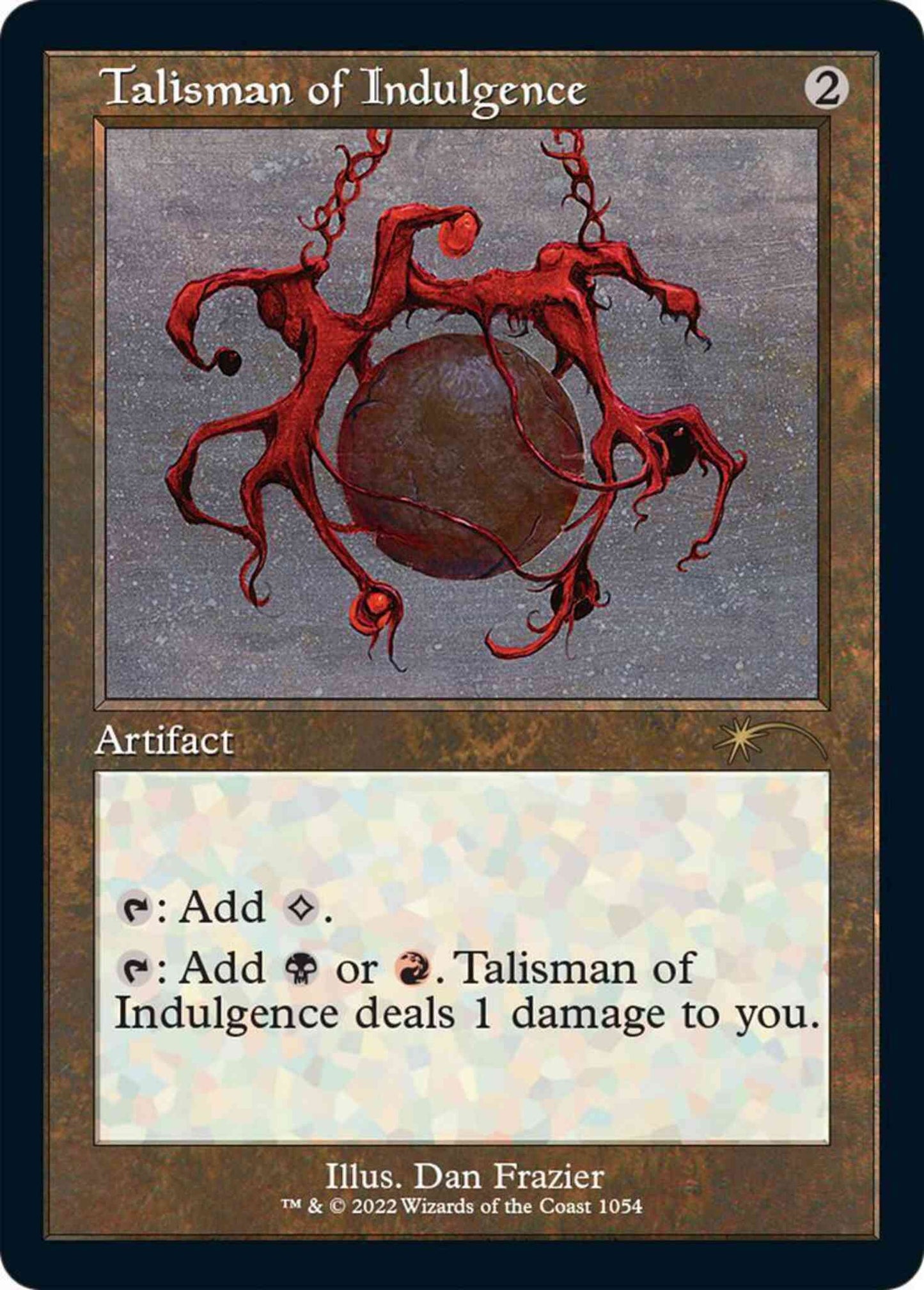 Talisman of Indulgence [1054] [Retro Frame] [Dan Frazier] [Secret Lair Drop] [Non-Foil]