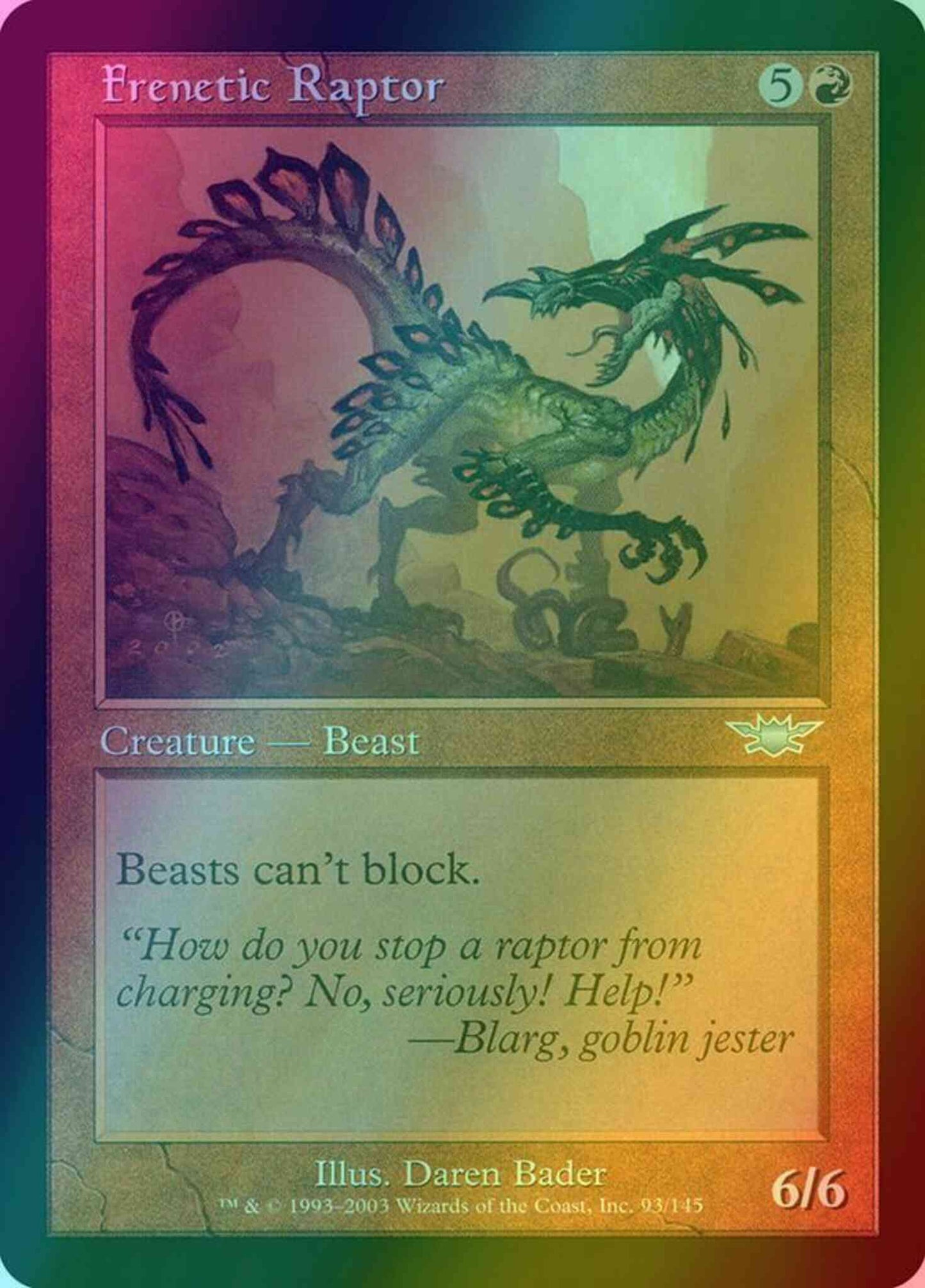 Frenetic Raptor [93] [Legions] [Foil]