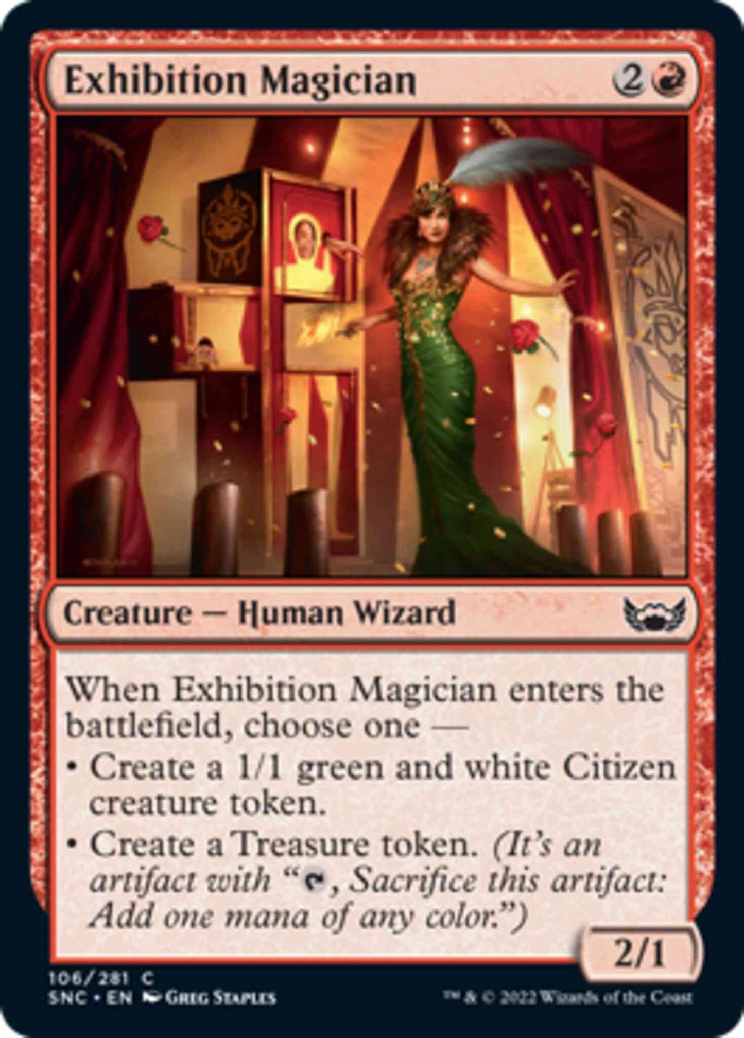 Exhibition Magician [106] [Streets of New Capenna] [Non-Foil]