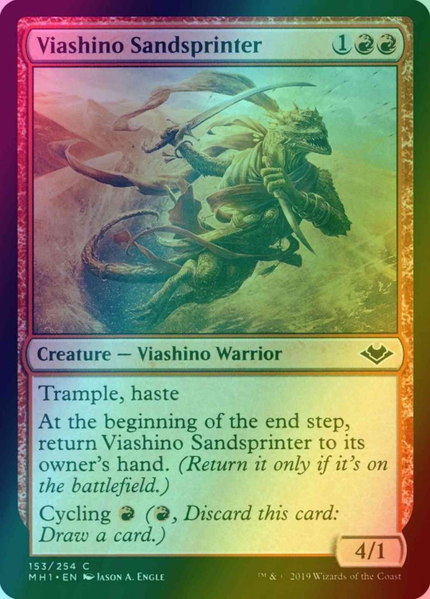 Viashino Sandsprinter [153] [Modern Horizons] [Foil]