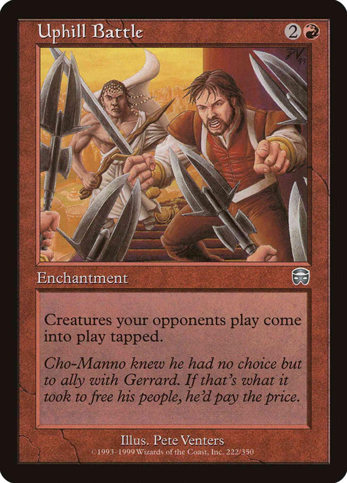 Uphill Battle [222] [Mercadian Masques] [Non-Foil]