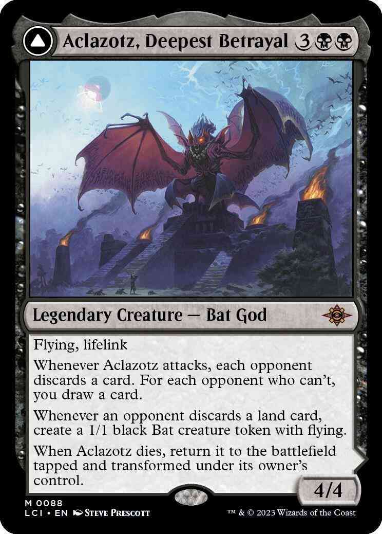 Aclazotz, Deepest Betrayal // Temple of the Dead [88] [The Lost Caverns of Ixalan] [Non-Foil]