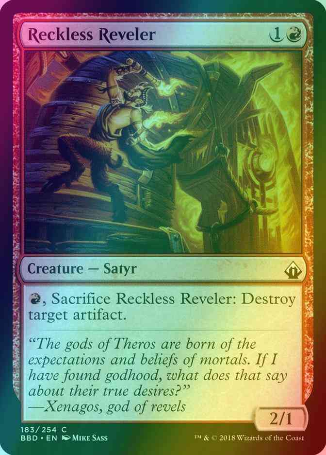 Reckless Reveler [183] [Battlebond] [Foil]