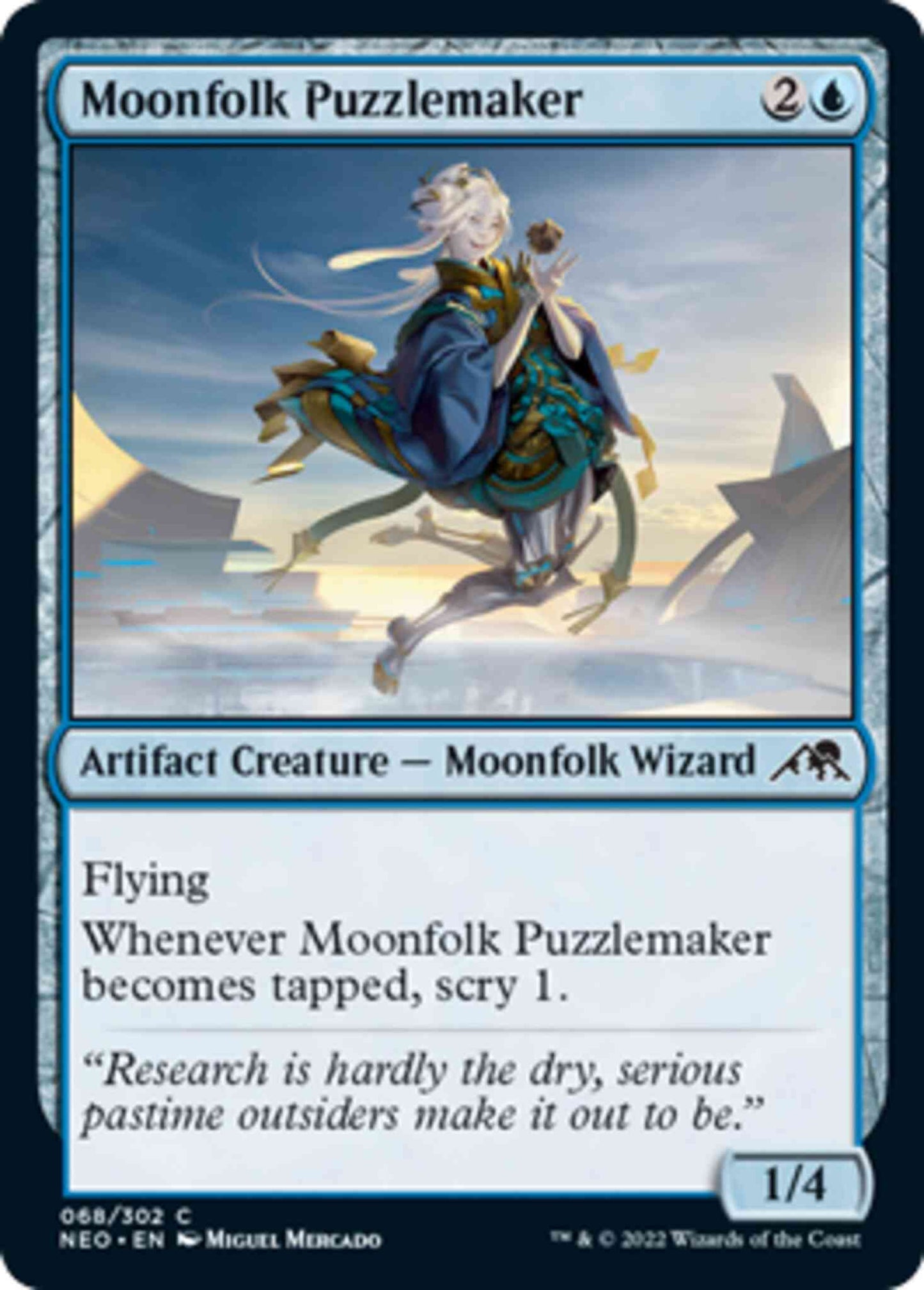 Moonfolk Puzzlemaker [68] [Kamigawa: Neon Dynasty] [Non-Foil]