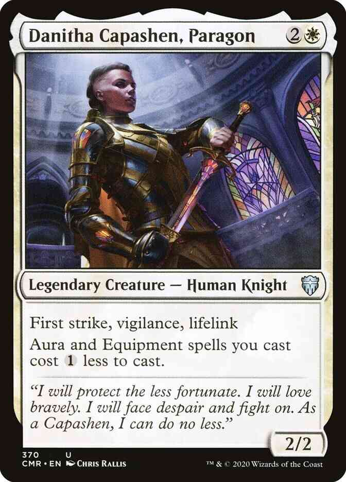 Danitha Capashen, Paragon [370] [Commander Legends] [Non-Foil]