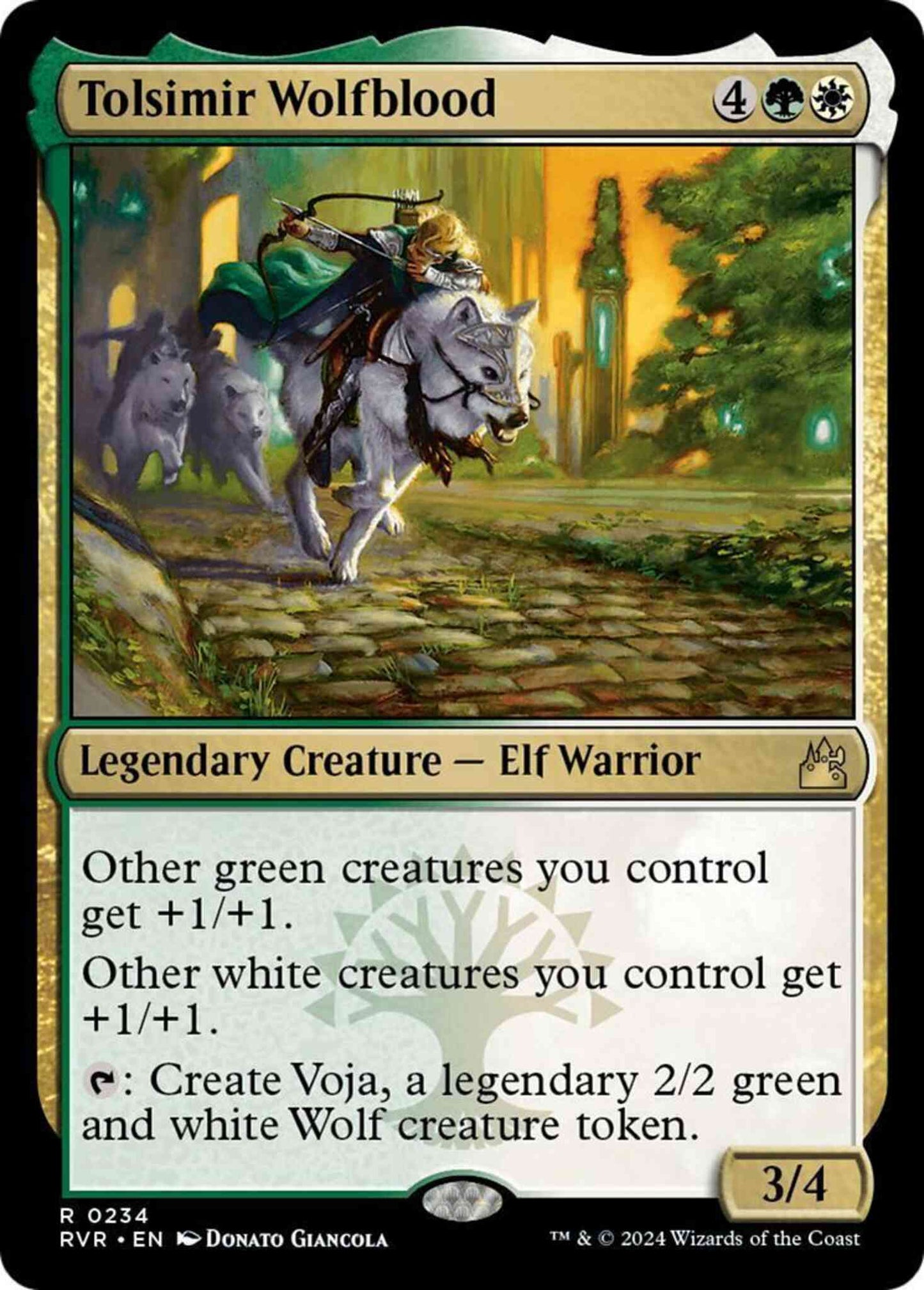 Tolsimir Wolfblood [234] [Ravnica Remastered] [Non-Foil]