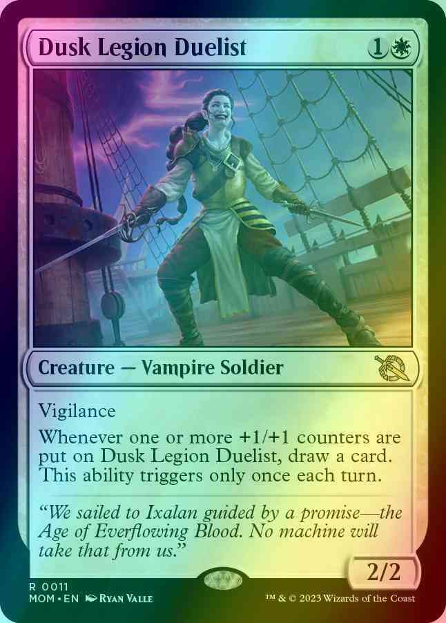 Dusk Legion Duelist [11] [March of the Machine] [Foil]
