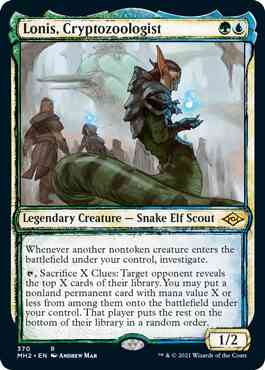 Lonis, Cryptozoologist [370] [Sketch Showcase] [Modern Horizons 2] [Non-Foil]