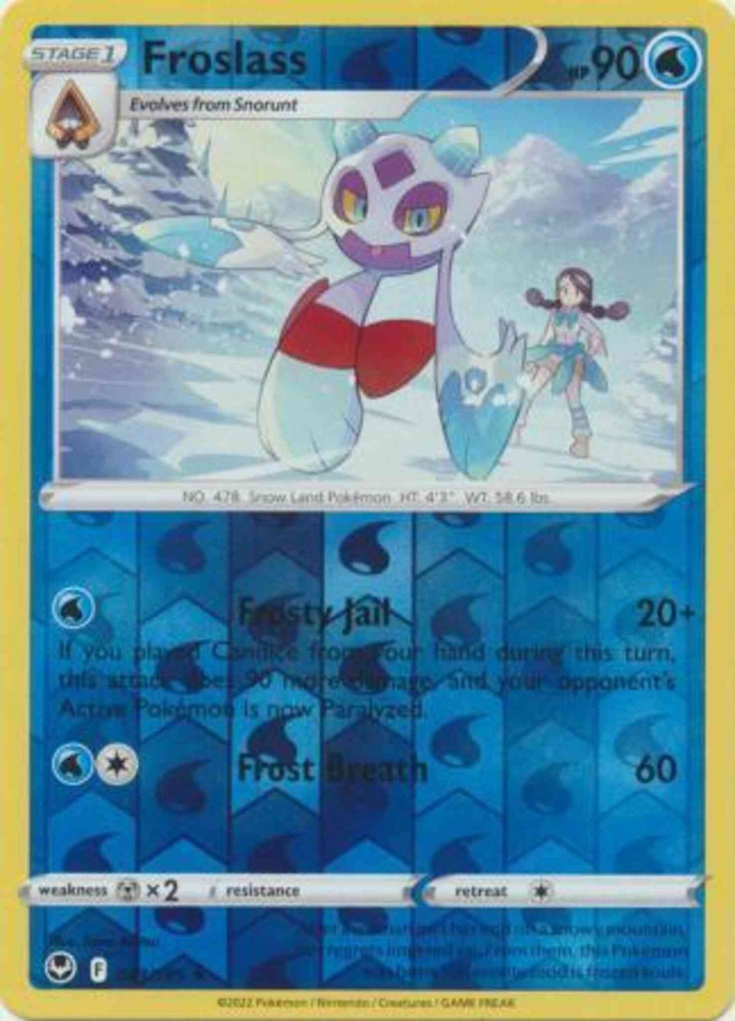 Froslass - 043/195 - Rare [swsh12-043] [Reverse Holo]