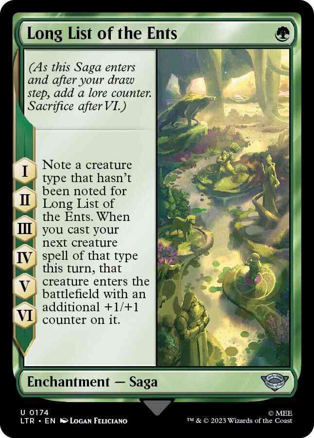 Long List of the Ents [174] [The Lord of the Rings: Tales of Middle-earth] [Non-Foil]