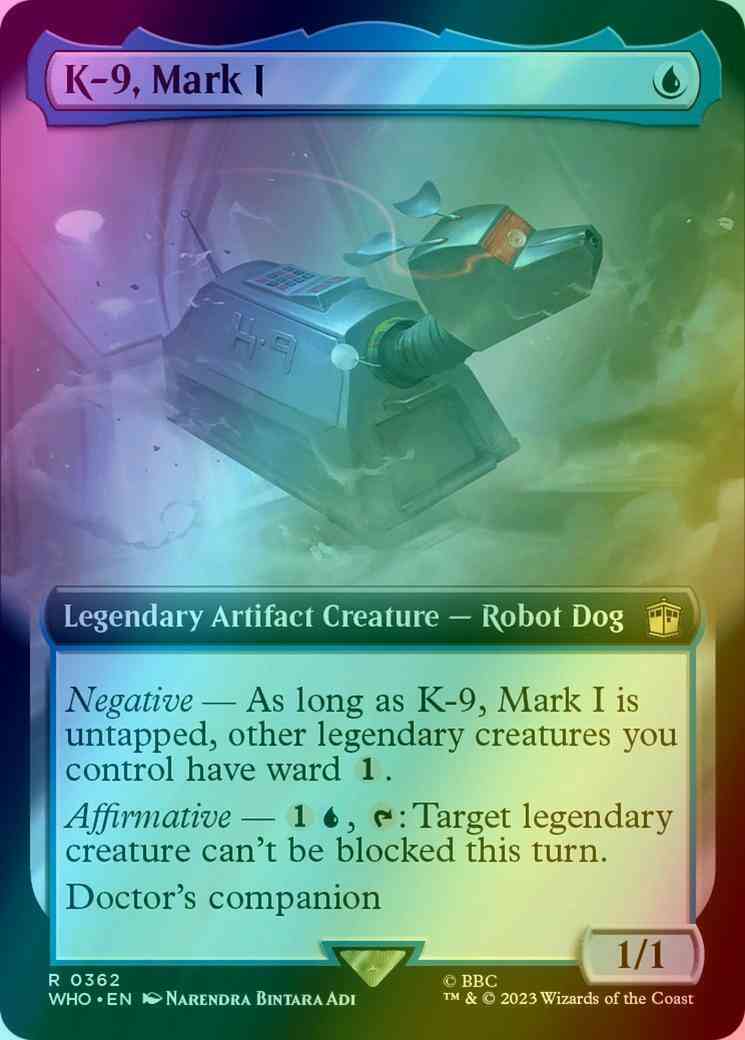 K-9, Mark I [362] [Extended Art] [Universes Beyond: Doctor Who] [Foil]