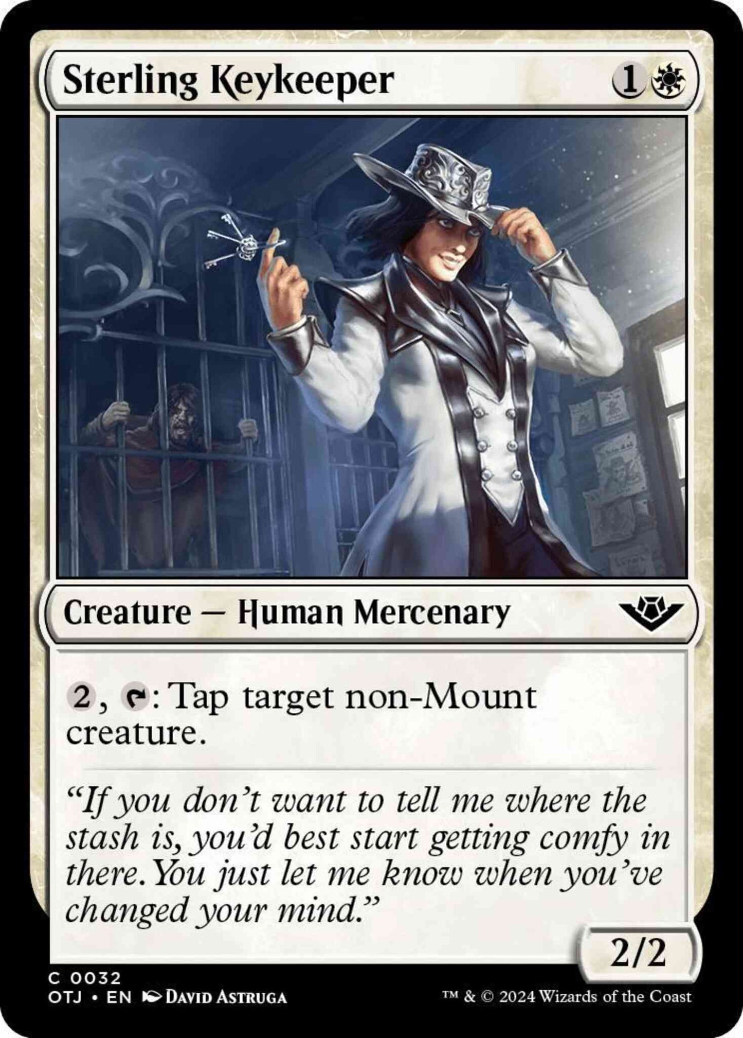 Sterling Keykeeper [32] [Outlaws of Thunder Junction] [Non-Foil]