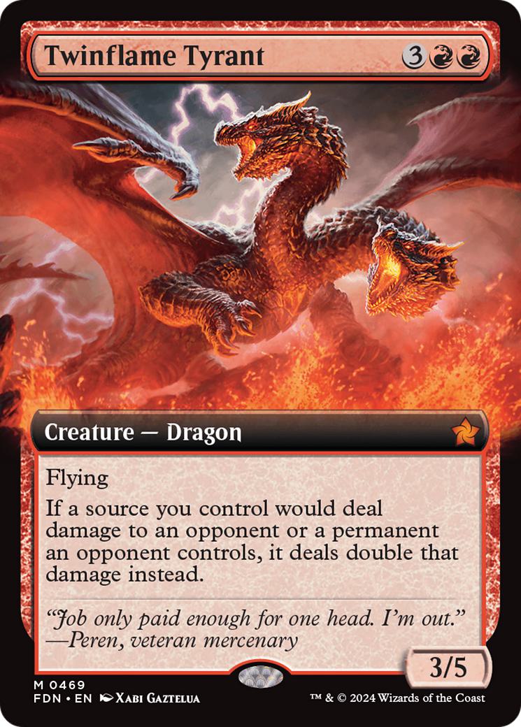 Twinflame Tyrant [469] [Extended Art] [Foundations] [Non-Foil]