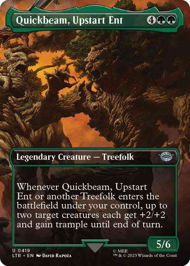 Quickbeam, Upstart Ent [419] [Borderless] [The Lord of the Rings: Tales of Middle-earth] [Non-Foil]