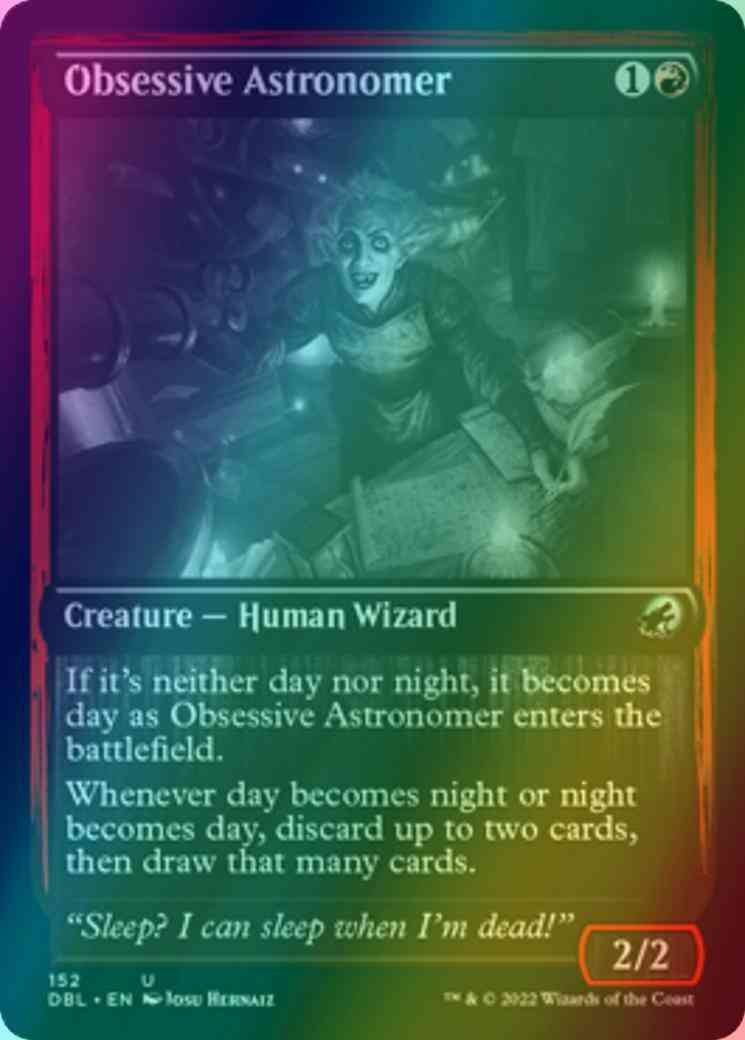 Obsessive Astronomer [152] [Innistrad: Double Feature] [Foil]